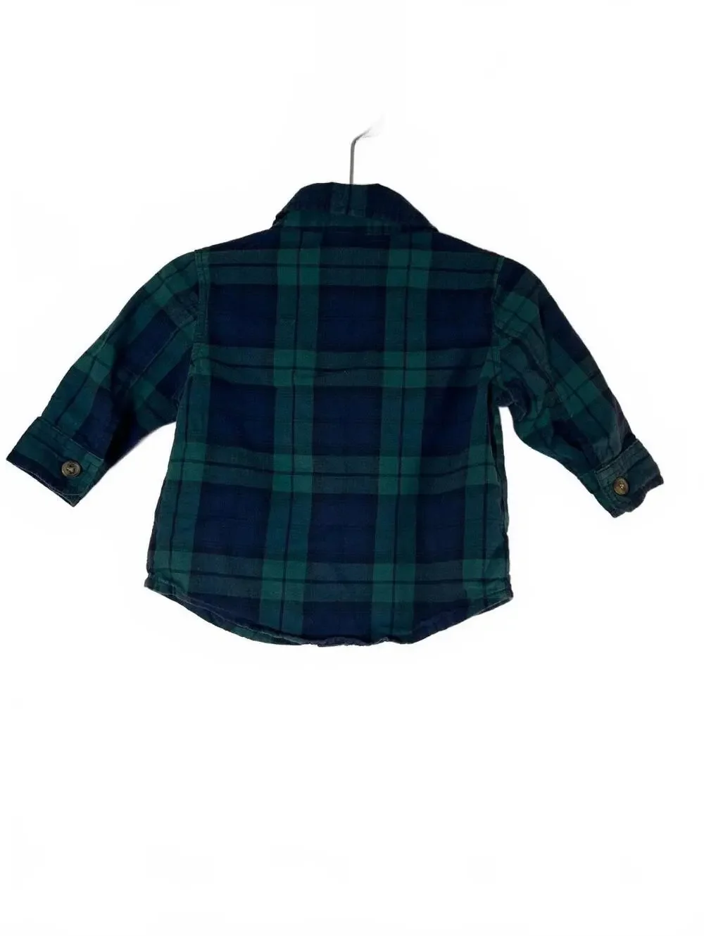 OLD NAVY Boy’s Plaid Flannel Shirt / Size: 0/3 Months